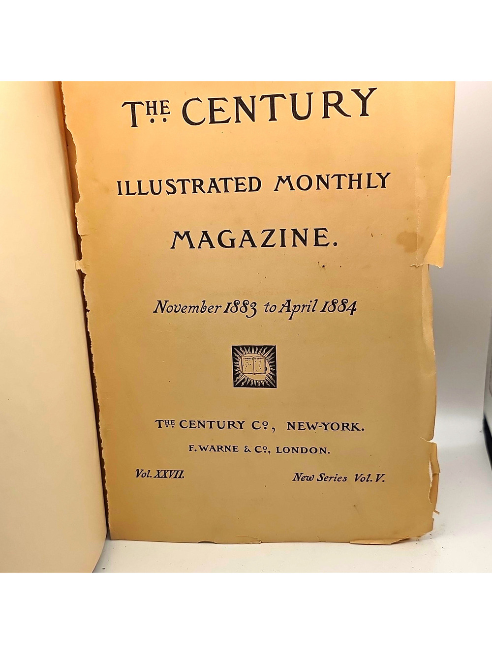 The Century Illustrated Monthly Magazine Vol XXVII New Series V Nov 1883-Apr 18…